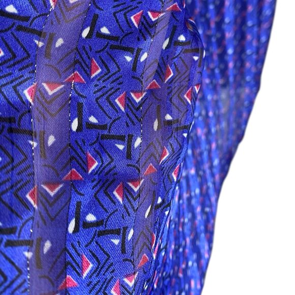 Maison d'Amelie Maxi Skirt Womens XS Blue Pull On Boho Hippie Flowy Lined NEW - Picture 7 of 12